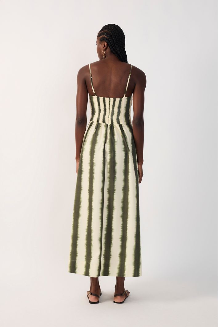 Vestido Estampa Listra Bambu