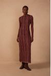 Vestido Tule Estampa Fio de Luz