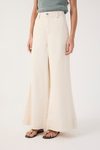 Calça Sarja Pantalona Detelhe Botão
