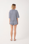 Short Moletom Estampa Listra