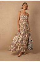 Vestido Longo Estampa Verano