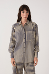 Camisa Estampa Listra Navy Azul