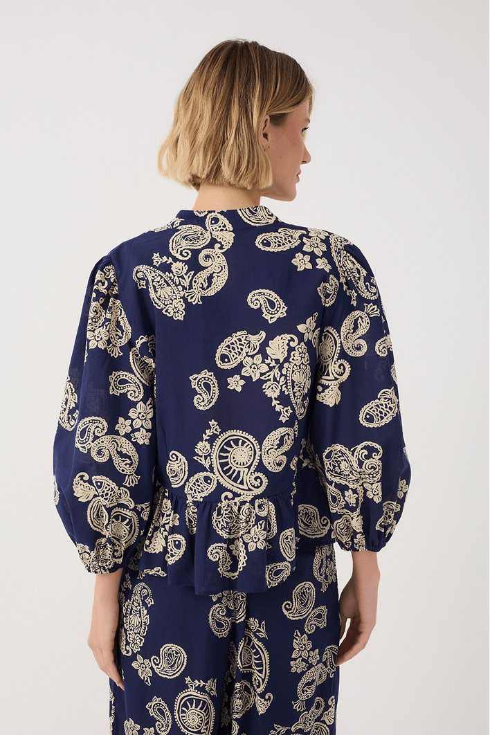 Blusa Estampa Marinha Mix