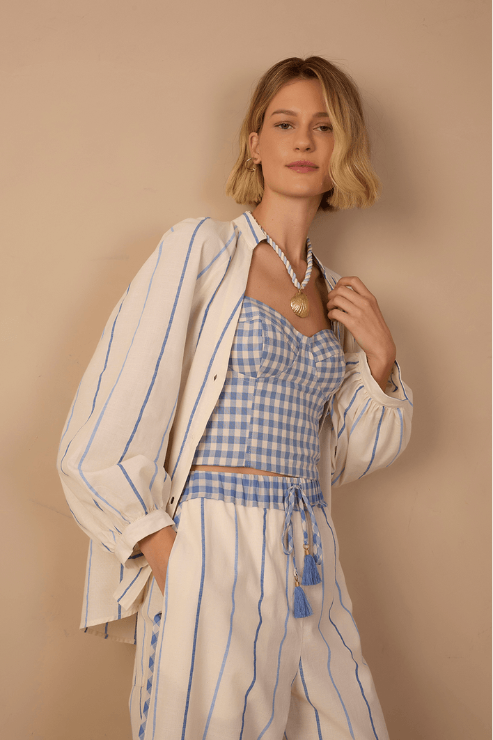 Top Algodão Vichy