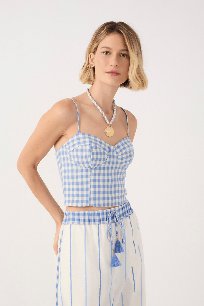 Top Algodão Vichy