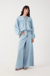 Calça Jeans Pantalona Baby Blue