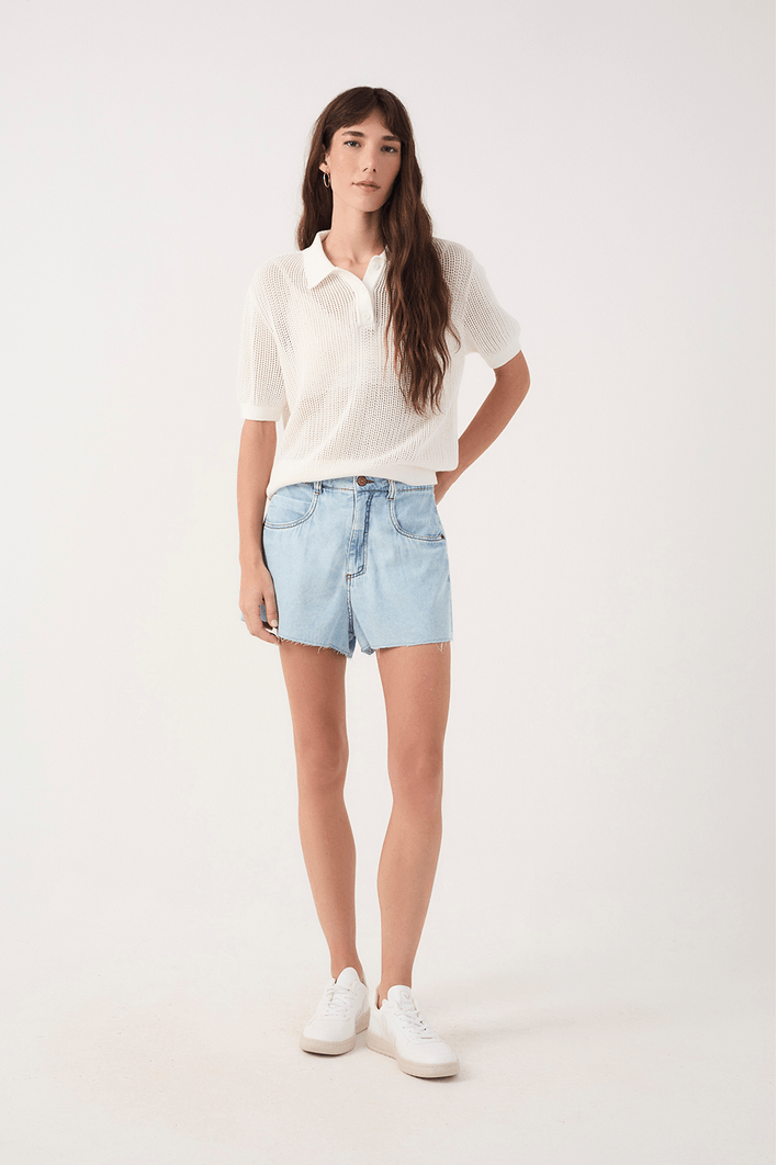 Short Jeans Baby Blue