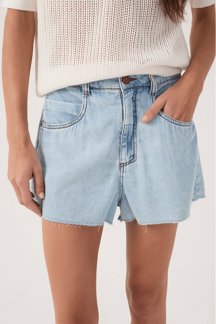 Short Jeans Baby Blue