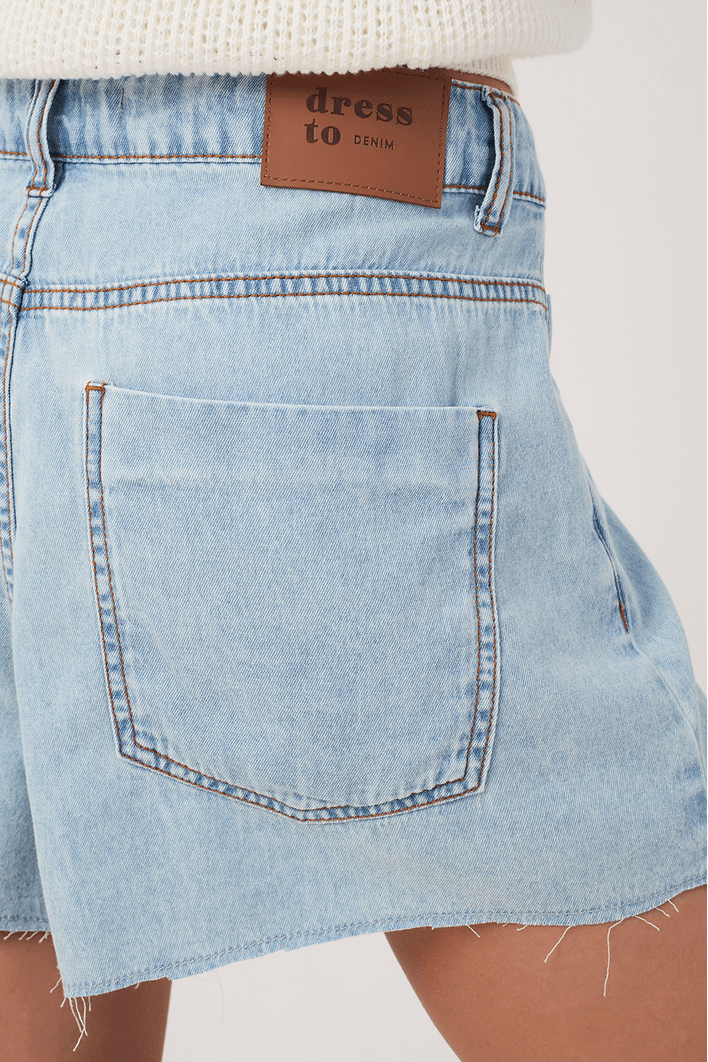 Short Jeans Baby Blue