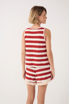 Regata Listrada Malha Tricot