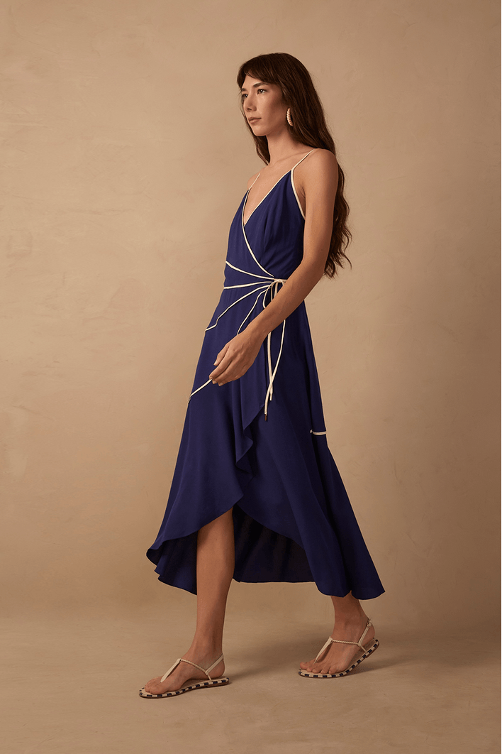 Vestido Midi Cachecour Viés