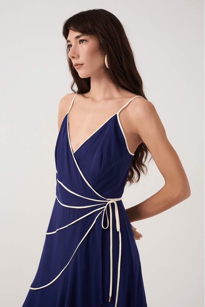 Vestido Midi Cachecour Viés