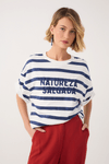 T-shirt Listra Bordado Natureza Salgada