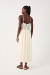 Vestido Midi Detalhe Tela