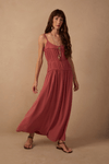 Vestido Longo Pala Franzida