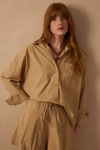 Camisa Algodão Prega Bolso
