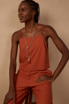 Blusa Linho Quadradinha