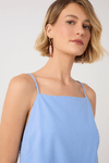 Blusa Linho Quadradinha