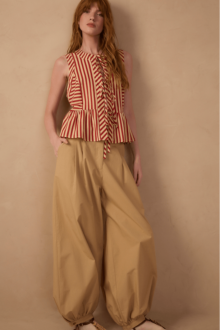Calça Algodão Ampla