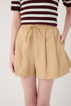 Short Algodão Pregas