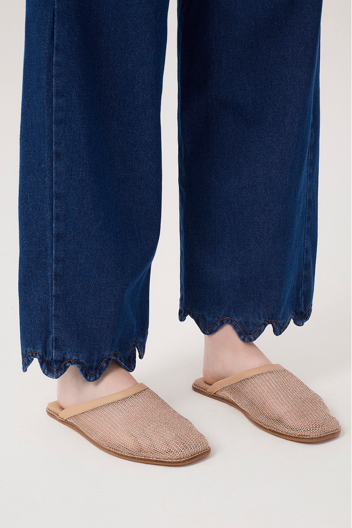 Calça Jeans Barra Ondas