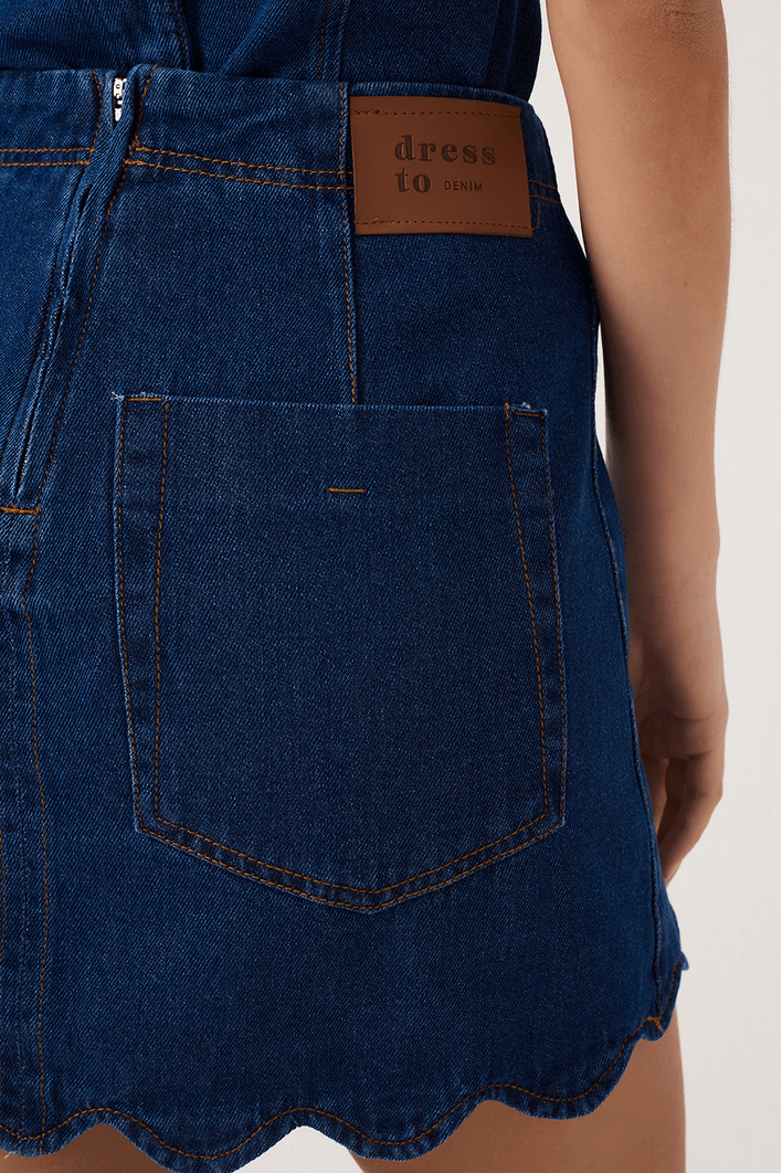 Saia Jeans Barra Ondas