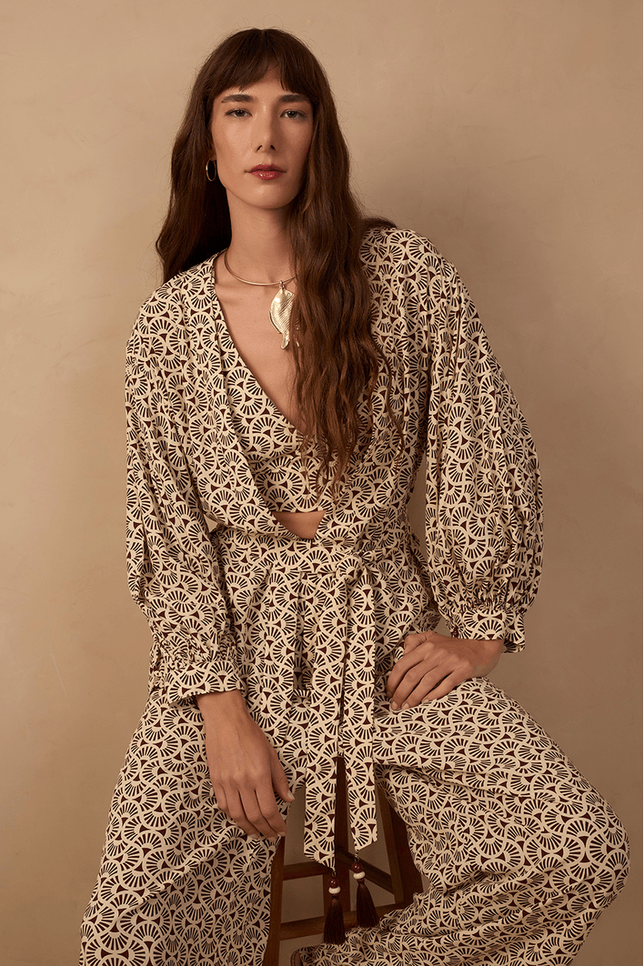 Kimono Estampa Amalfi