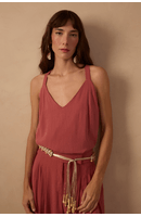 Blusa  Prega Sobreposta Costas