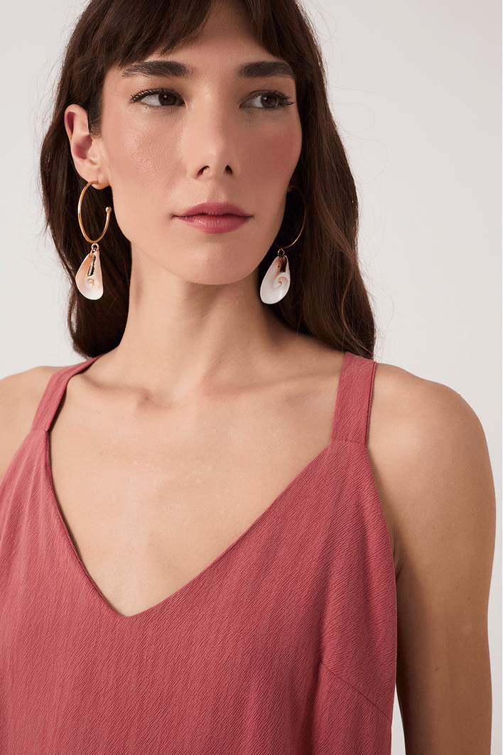 Blusa  Prega Sobreposta Costas