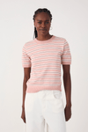 Blusa Tricot Listras Manga Curta