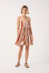 Vestido Curto Estampa Listra Calor