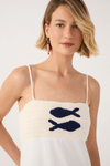 Vestido Busto Crochet Peixe