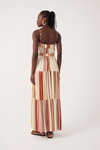 Vestido Longo Estampa Listra Calor