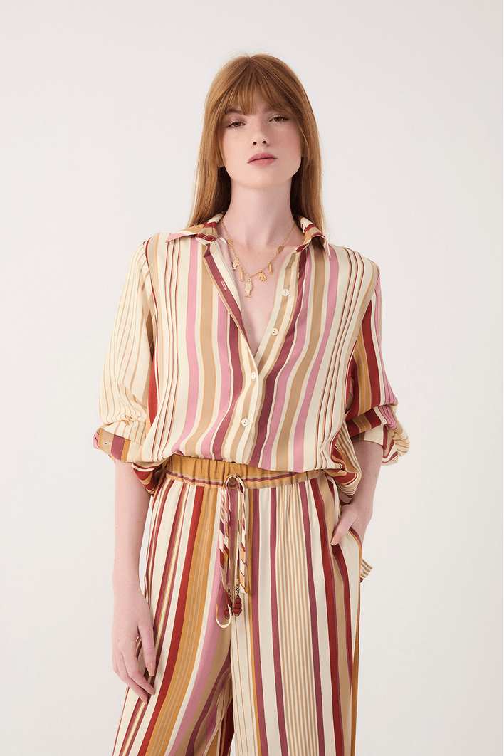 Camisa Estampa Listra Calor