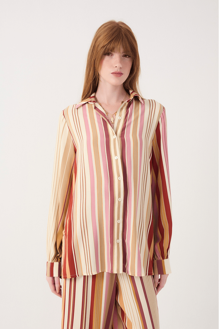 Camisa Estampa Listra Calor