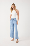 Calça Jeans Detalhe Lateral