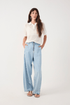 Calça Jeans Barrel Zíper