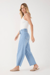 Calça Jeans Detalhe Lateral