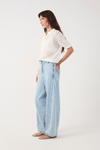Calça Jeans Barrel Zíper