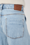Calça Jeans Barrel Zíper