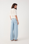 Calça Jeans Barrel Zíper