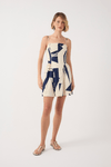 Vestido Curto Estampa Porto