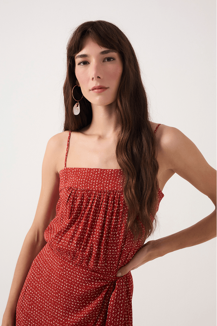 Vestido Curto Estampa Passaredo