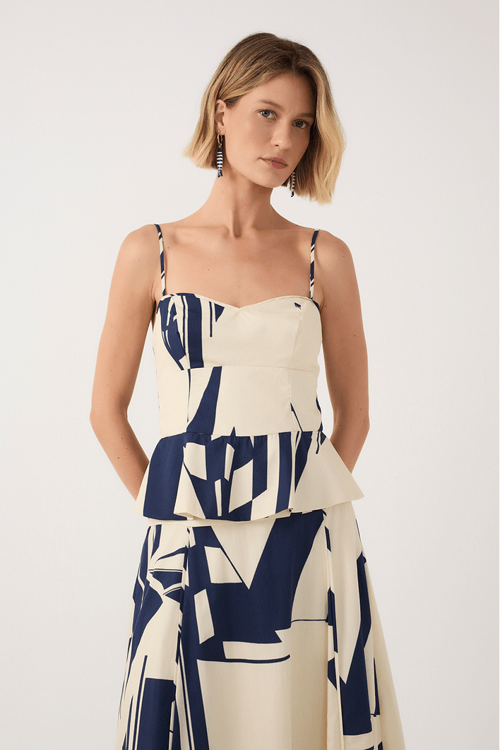 Blusa Vivo Estampa Porto