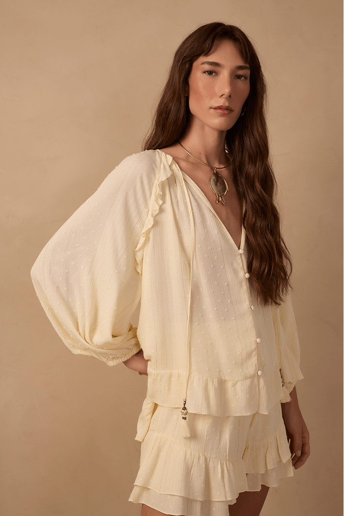 Blusa Poa Lurex