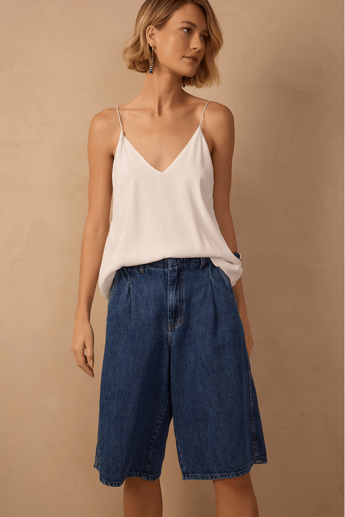 Bermuda Jorts Jeans Pregas