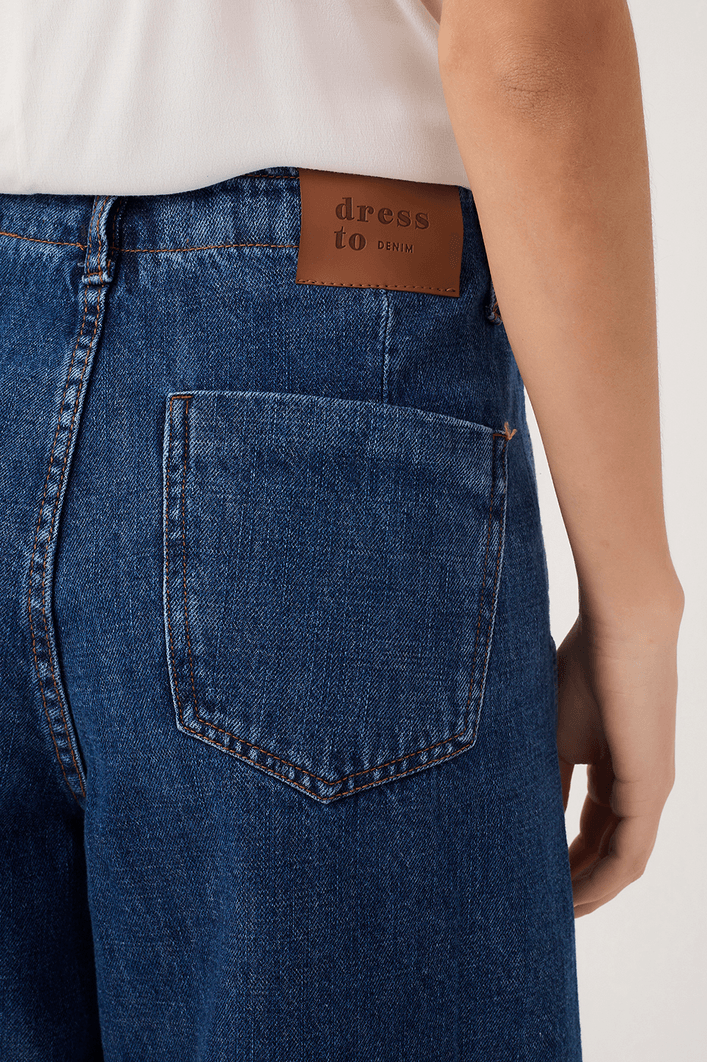 Bermuda Jorts Jeans Pregas