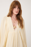 Vestido Cropped Poá Lurex