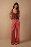 Calça Linho Pespontos