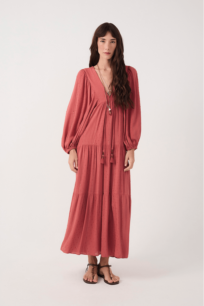Vestido Cropped Poá Lurex